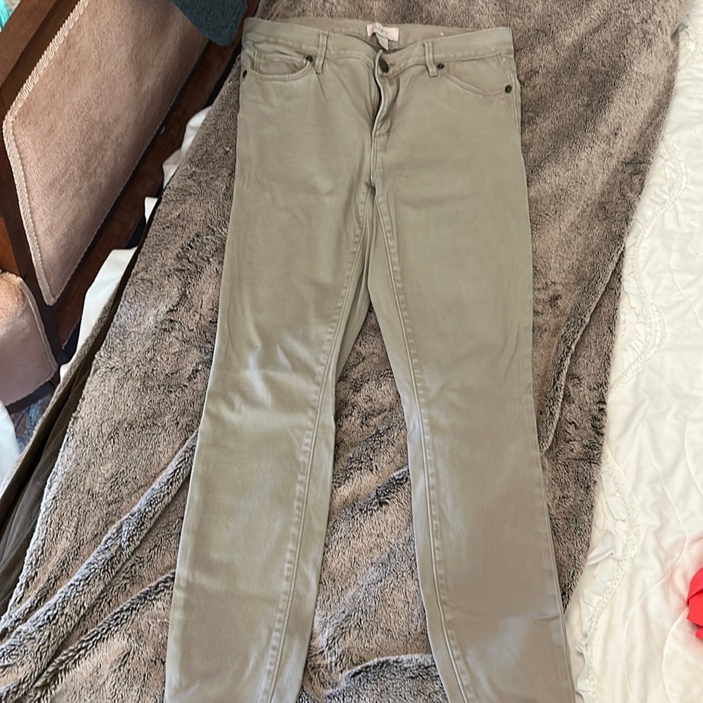 LOFT soft tan jeans size 4